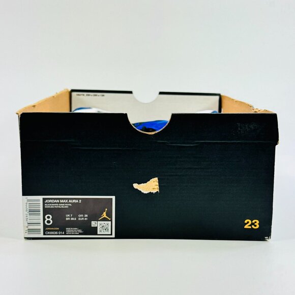 Air Jordan Max Aura 2 \'Black Game Royal\' CK6636-014 Basketball Multi Size main image 8